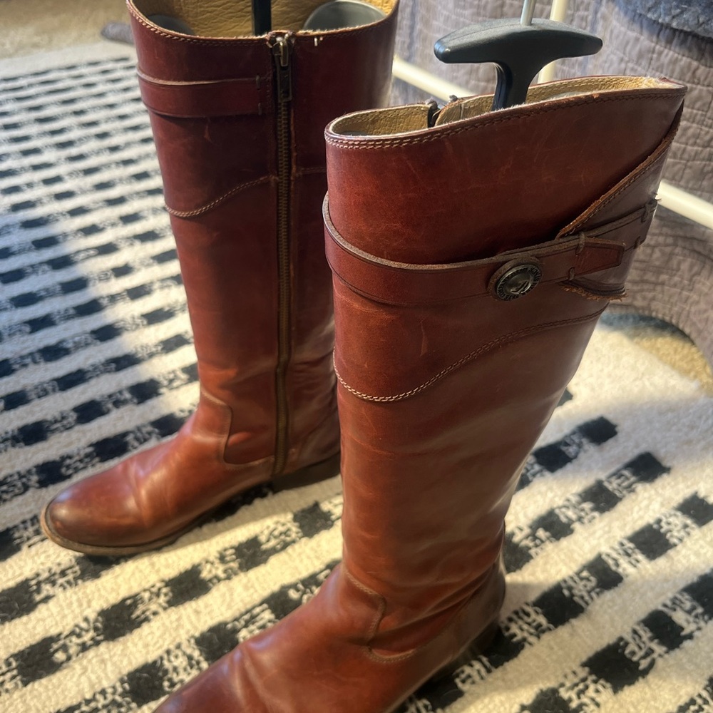 Frye Leather Knee-High Riding Boots 7